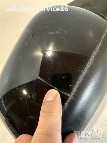 Предно дясно странично огледало черно регулируемо за ляв волан за Peugeot 4007 2.2 HDI (2009), снимка 2 - Части - 53681747