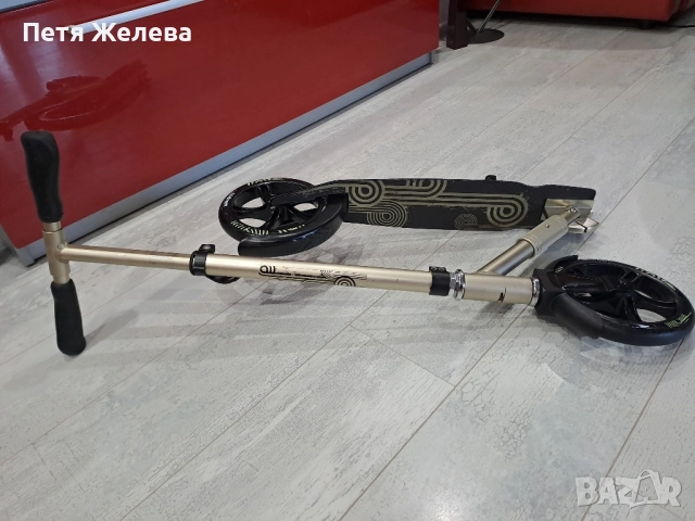 Сгъваема алуминиева тротинетка(скутер) с гуми 200мм , снимка 8 - Скутери и тротинетки - 51747281