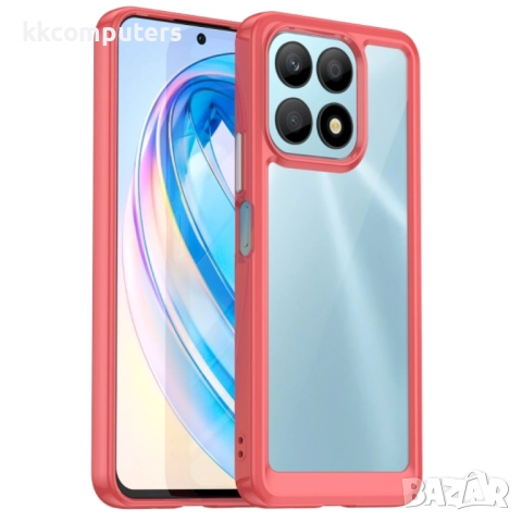 Huawei Honor X8a Силиконов Калъф Transparent TPU и Протектор, снимка 7 - Калъфи, кейсове - 52506923