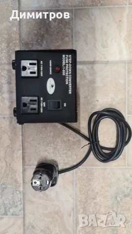 Понижаващ трансформатор 220 към 110 волта, 500W, снимка 2 - Друга електроника - 54060128