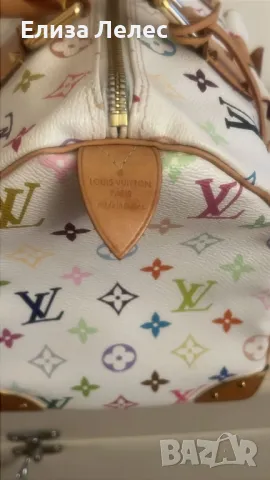 Louis Vuitton Monogram Speedy 30 оригинална чанта , снимка 6 - Чанти - 49732876