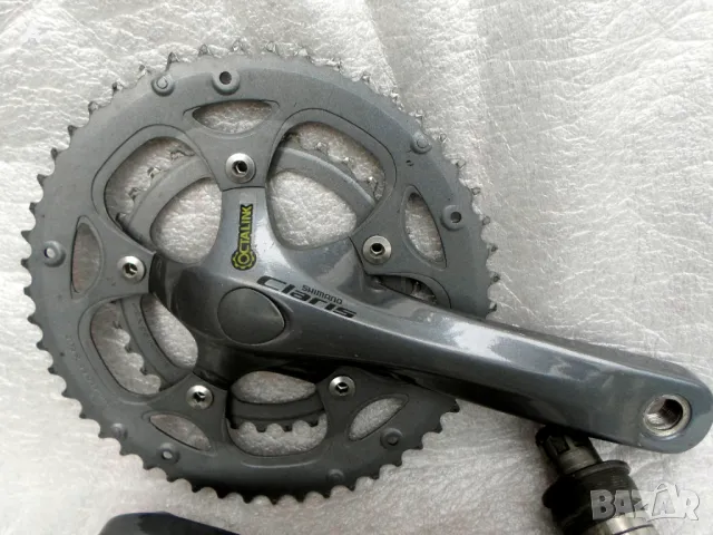  SHIMANO CLARIS /шосейни курбели компакт/, снимка 3 - Части за велосипеди - 36210777