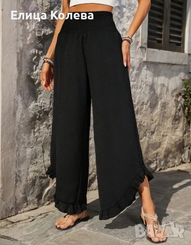 Панталон тип шалвар в два цвята, снимка 2 - Панталони - 52552965