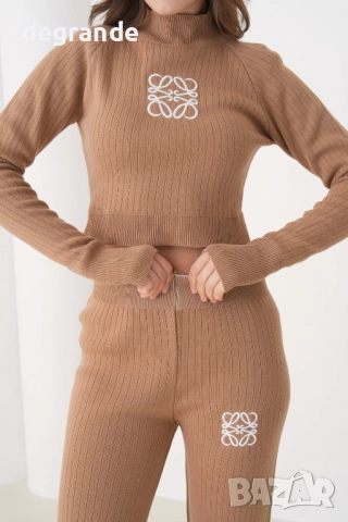 Дамски сет 2 части Loewe с ефектен ръкав 