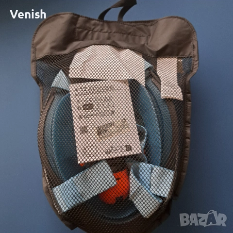 DECATHLON  МАСКА ЗА ГМУРКАНЕ EASYBREATH 900, СИНЯ, снимка 2 - Водни спортове - 53254564