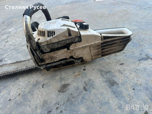 030625 Бензинов верижен трион / бензинова резачка за дърва / моторен трион - цена 50лв              , снимка 5 - Градинска техника - 50543293