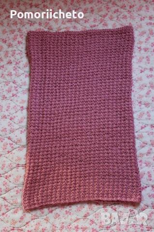 Плетен шал тип яка, снимка 3 - Шалове - 54128029