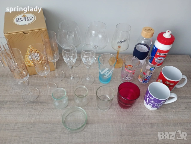 Брандирани/стъклени чаши/ чаша, бутилка, различни модели и цени