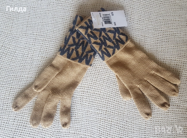 Michael Kors плетени ръкавици, снимка 4 - Ръкавици - 52748113