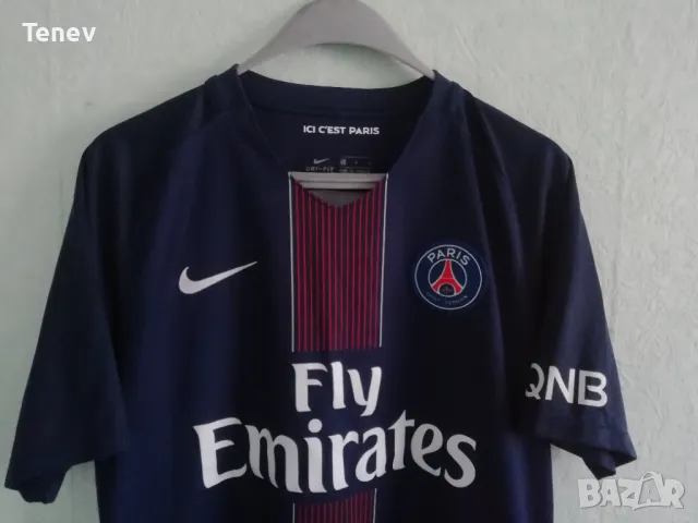 PSG Paris Saint-Germain 2016/2017 оригинална тениска Nike фланелка L ПСЖ , снимка 3 - Тениски - 47234866