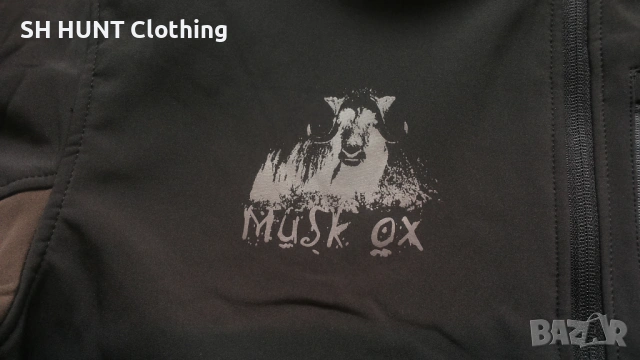 MUSK OX Softshell Jacket размер L за лов риболов горница вятърно устойчива - 2233, снимка 4 - Екипировка - 53638701