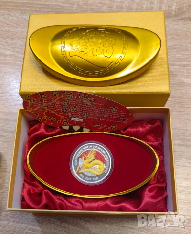 2 долара 2012 Ниуе - Годината на Дракона, снимка 3 - Нумизматика и бонистика - 51896061