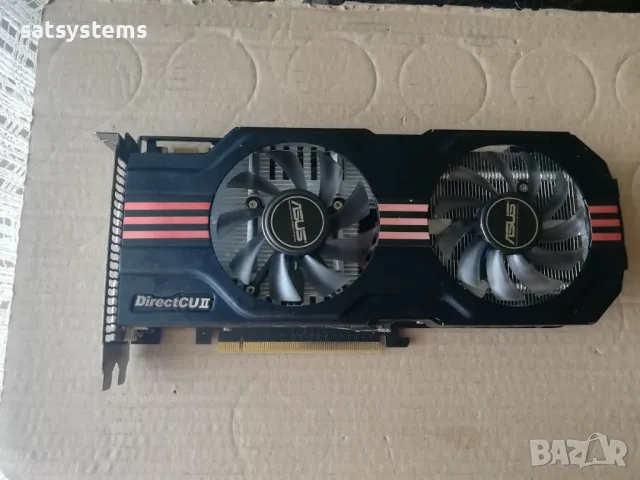 Видео карта NVidia GeForce Asus ENGTX560 Ti DirectCU II TOP 1024MB GDDR5 256bit PCI-E, снимка 1 - Видеокарти - 47827835