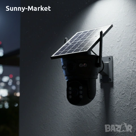 Соларна двойна камера ПРОМО !, снимка 4 - IP камери - 53518835