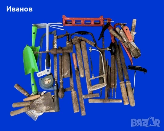Лот от Старинни дърводелски и занаятчийски инструменти. , снимка 2 - Други инструменти - 53847144