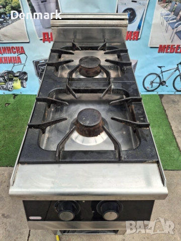 Професионален газов котлон две горелки, снимка 2 - Друго търговско оборудване - 53939039