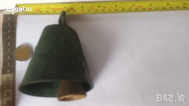Стар чан,бронз,хлопка,19в,османски възрожденски,камбанка,звънче, снимка 10 - Антикварни и старинни предмети - 54070972