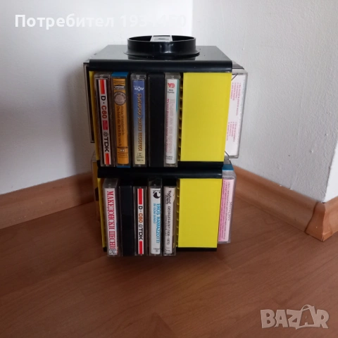 стойка за касети / касетник с 40 аудио касети, снимка 3 - Аудио касети - 52787686