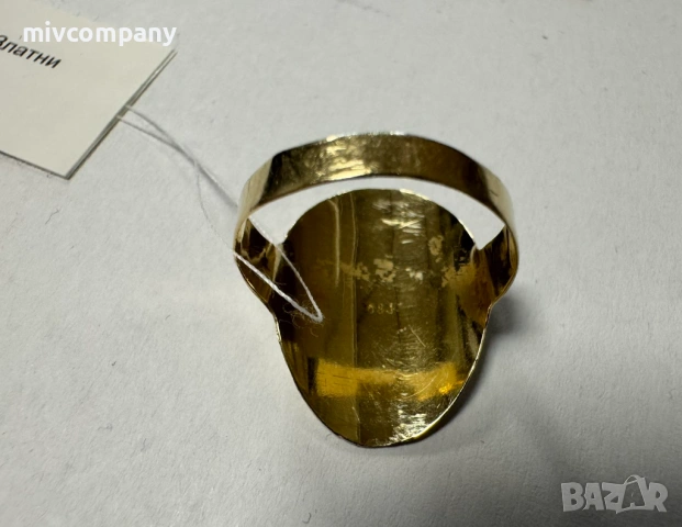 Златен пръстен 1.56гр., снимка 4 - Пръстени - 53995547