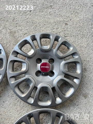4 броя оригинални тасове за Fiat Panda 14, снимка 3 - Аксесоари и консумативи - 53132608