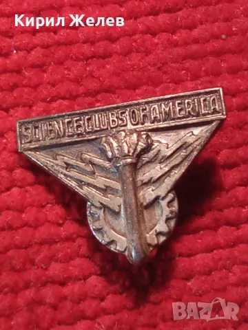 STERLING SILVER SCIENCE CLUBS OF AMERICA Рядка ВИНТИДЖ СРЕБЪРНА ЗНАЧКА СРЕБРО 925 САЩ НАУКА 46879, снимка 15 - Колекции - 46420010