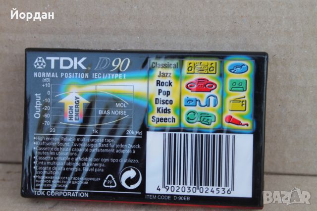 Нова касетка ''TDK'', снимка 2 - Аудио касети - 46399071
