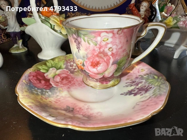 Ръчно нарисуван сет от японски порцелан, снимка 13 - Декорация за дома - 54164960