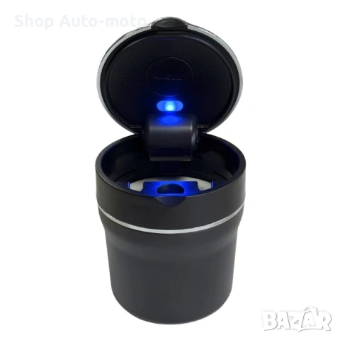 Пепелник за автомобил-LED осветление, 7x8см и 9x8см, снимка 10 - Аксесоари и консумативи - 54089583