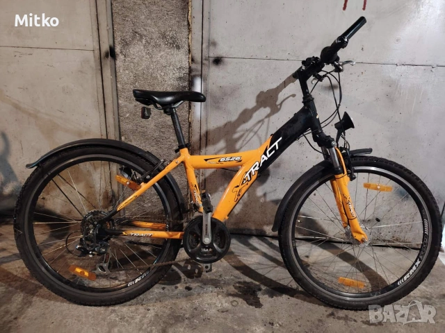 26 цола алуминиев велосипед с 21 скорости усилени капли амортисьори предни като нов , снимка 5 - Велосипеди - 53276394