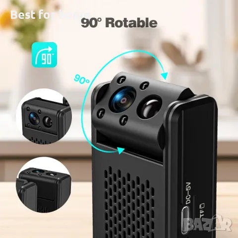 WiFi скрита мини камера с PIR детекция на движение Handbuch LN82, снимка 2 - Комплекти за видеонаблюдение - 49779182