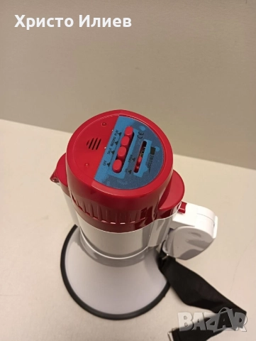 Мегафон със сирена и запис 10W, снимка 3 - Друга електроника - 52293486