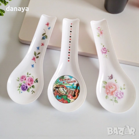 3497 Поставка за готварска лъжица с шарен принт, снимка 3 - Аксесоари за кухня - 39667100