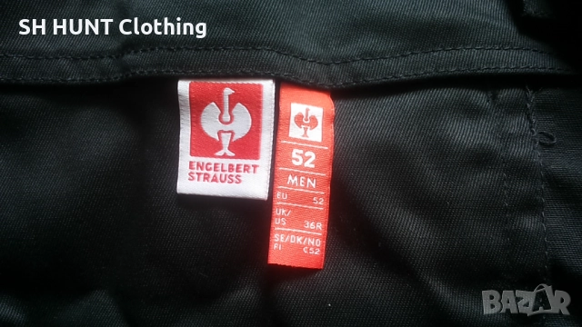 Engelbert Strauss Work Trouser размер 52 / L работен полугащеризон W4-699, снимка 14 - Панталони - 52860373