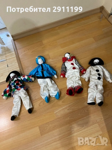 Кукла на клоун / Арлекин , 4 бр., снимка 8 - Кукли - 53379264