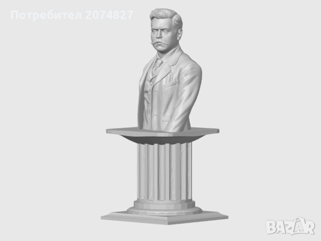 ГОЦЕ ДЕЛЧЕВ (бюст, статуетка), снимка 3 - Статуетки - 53453462