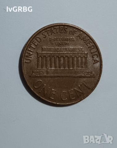 1 цент САЩ 1966 1 цент 1966 Американска монета Линкълн , снимка 4 - Нумизматика и бонистика - 45168323