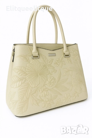 Елегантна дамска чанта с флорална бродерия, снимка 8 - Чанти - 52173687