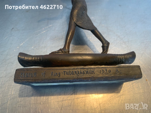 фигура статуетка тутанкамон , снимка 6 - Антикварни и старинни предмети - 53405531