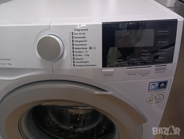 Като нова пералня АЕГ Aeg Series 6000 A+++ 8кг 2 години гаранция!, снимка 9 - Перални - 52676345