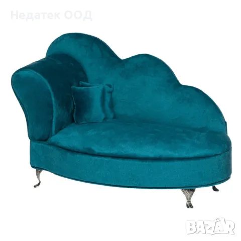 Кутия за бижута, Velvet Sofa Petrol, 26,5x12,5x17 cm, снимка 1 - Други - 47049348