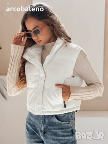 Дамски ватиран елек, 5цвята , снимка 13 - Якета - 51345870