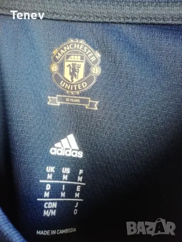 Manchester United 2018 Adidas 50 Year Anniversary 1968 оригинална юбилейна блуза Манчестър Юнайтед М, снимка 5 - Блузи - 47679023