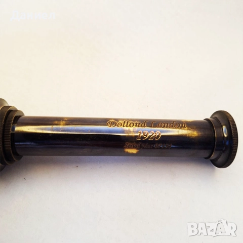 Далекоглед бронзов с античен дизайн в дървена кутия, снимка 7 - Подаръци за мъже - 43052007