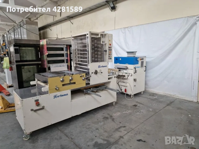 Линия за производство на хлебчета и понички Fortuna, снимка 12 - Други машини и части - 53656697