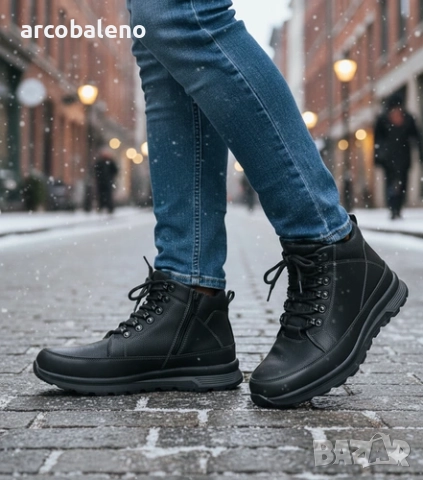 Мъжки ежедневни зимни боти Paul, 2цвята , снимка 4 - Мъжки боти - 52542612