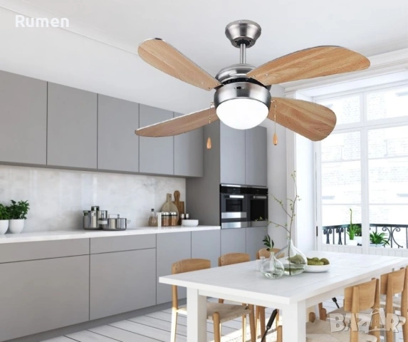 Вентилатор - таванен , снимка 3 - Вентилатори - 53435240