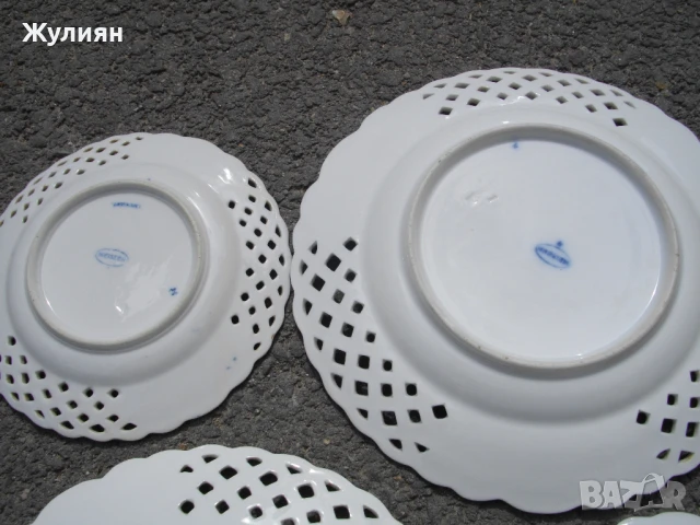 ЛОТ ПОРЦЕЛАНОВИ ЧИНИИ МАЙСЕН MEISSEN, снимка 5 - Антикварни и старинни предмети - 50471027