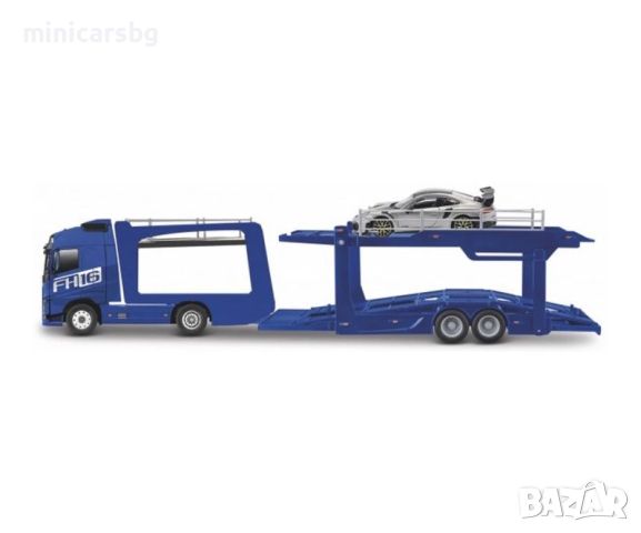 Метални колички: Volvo FH16 GL 750 XXL & Porsche 911 GT2 RS, снимка 2 - Колекции - 45711438