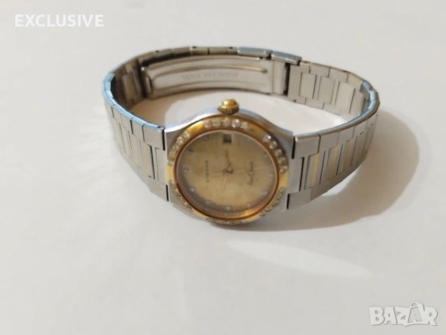 Дамски часовник Eterna с 18k златен базел с диаманти! за ремонт, снимка 4 - Дамски - 53854837