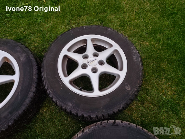ПРОМОЦИЯ АЛУМИНИЕВИ ДЖАНТИ С ГУМИ за VW SKODA SEAT 5x100 14 цола.Отлично състояние., снимка 6 - Гуми и джанти - 52105153